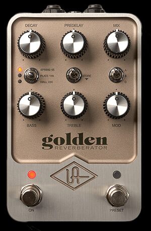 Golden Reverberator | Memorial Day Sale, Universal Audio Pedals | Wildwood  Guitars